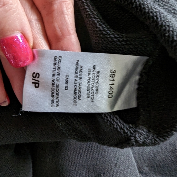 Champion Black Long Sleeve Sweatshirt - S - Picture 5 of 6